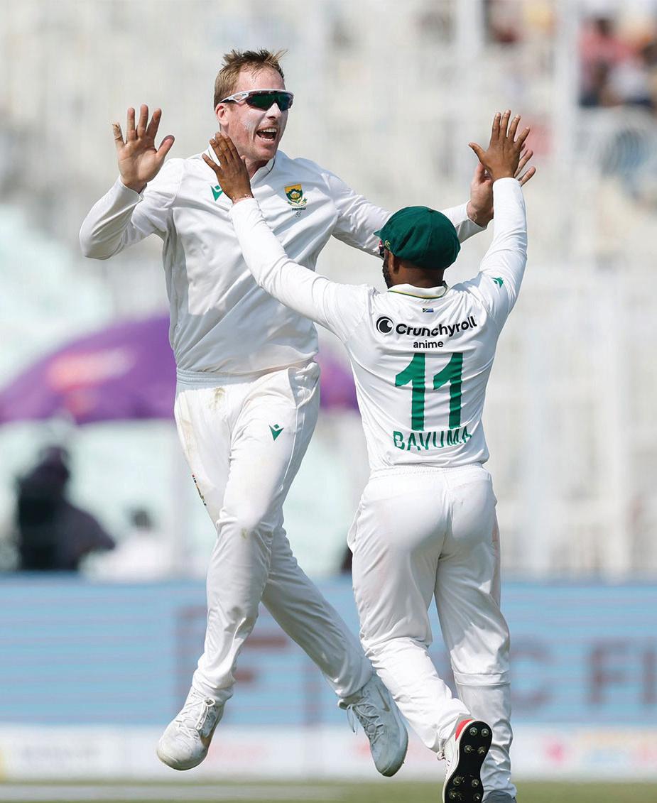 Bavuma, Harmer shine as India sink in another Test against quality spin