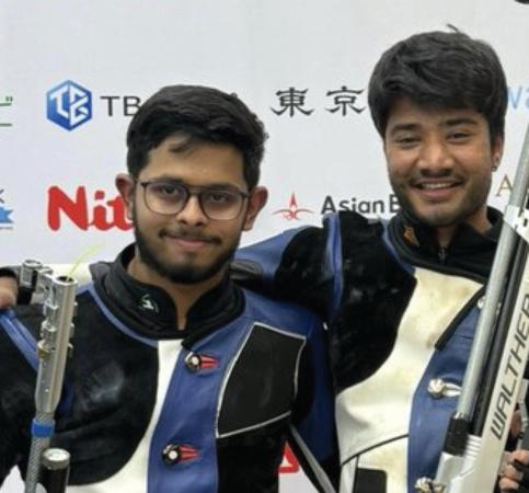 DHANUSH WINS AIR RIFLE GOLD