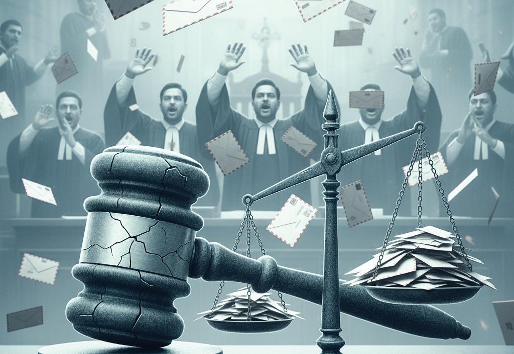 DJSA SLAMS FORGED LETTER