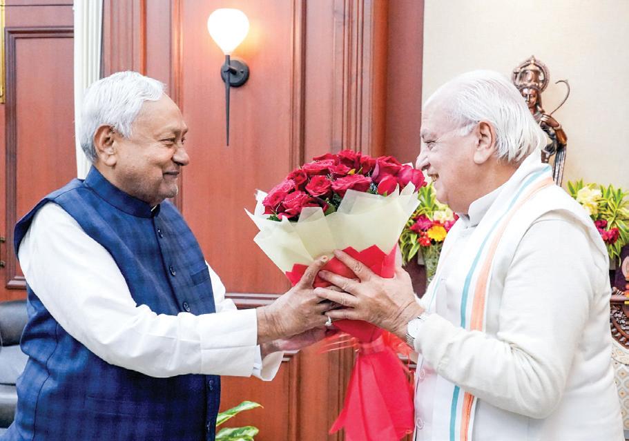 BJP-JD(U) TALKS DELAY FULL CABINET OATH IN BIHAR