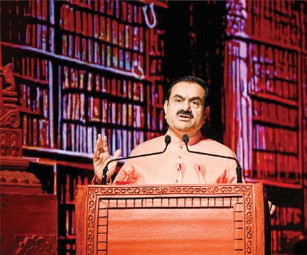 Gautam Adani announces Rs 100 cr contribution to indology mission
