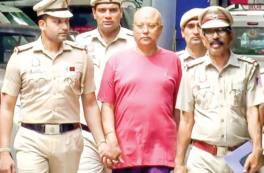 Chaitanyanand Saraswati gets arrested for fake number plate matter