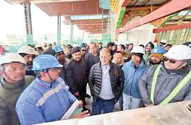 LG Kavinder Gupta reviews progress of eco-smart new airport terminal at Leh