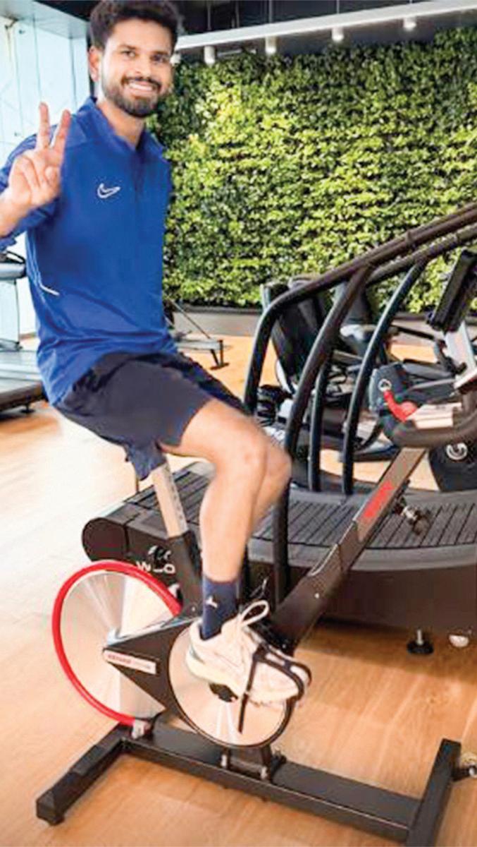 Shreyas Iyer begins training after spleen injury; set to miss SA ODIs