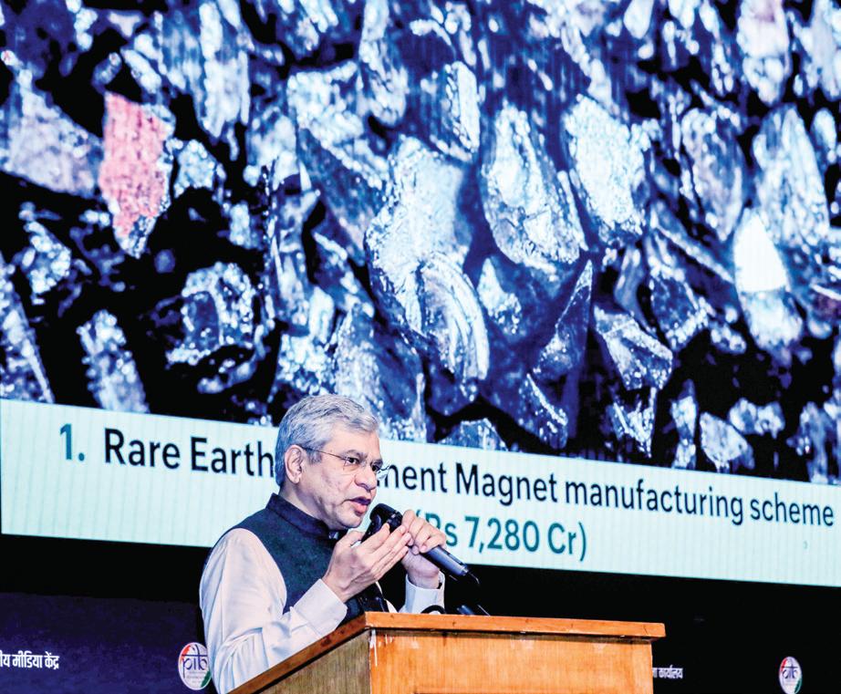 India backs rare-earth magnet manufacturing, approves new Metro lines