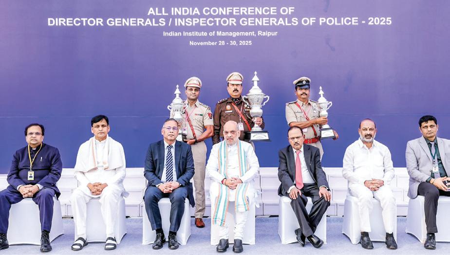 Amit Shah attends conference of DGPs, IGs in Raipur
