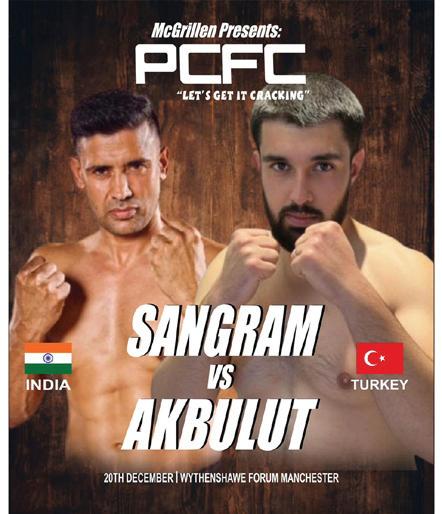 Sangram Singh set for third Pro MMA fight, first in England