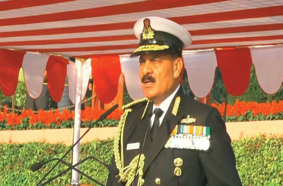 Pune: Chief Admiral Dinesh K Tripathi reviews NDA's 149th Passing Out Parade