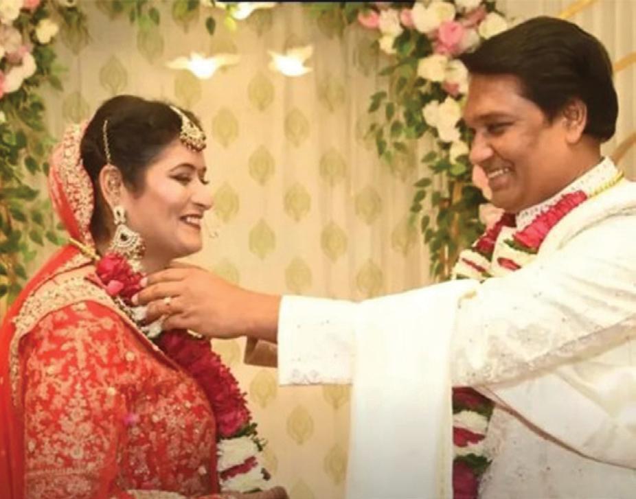 'CID' ACTOR ADITYA SRIVASTAVA RECREATES WEDDING WITH WIFE