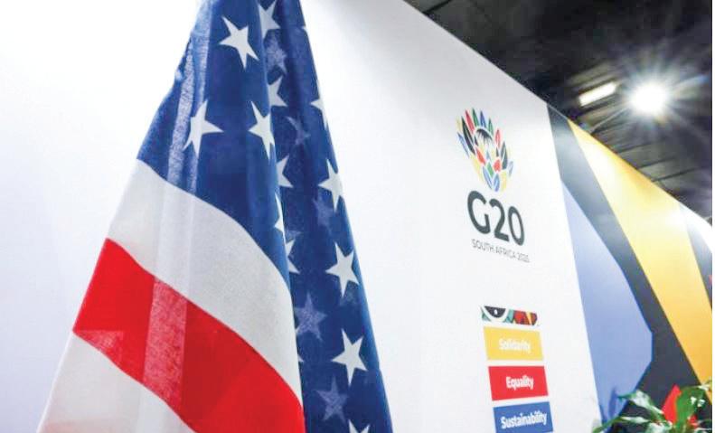 US SAYS IT WILL USE G20 PRESIDENCY TO FOCUS ON ECONOMIC GROWTH
