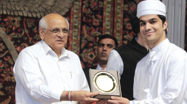 Gujarat CM Patel felicitates Parsi religious leaders in Ahmedabad