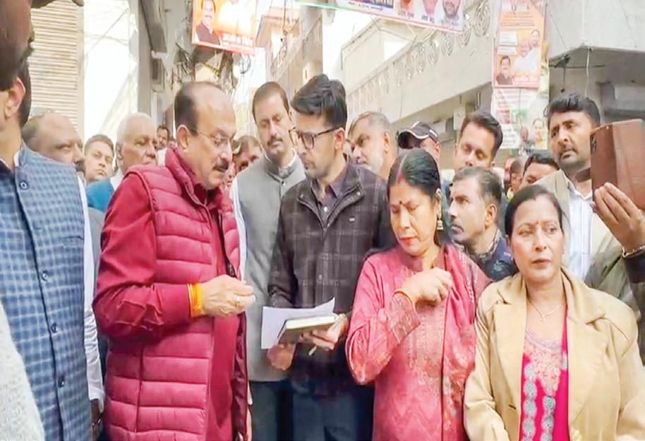 Delhi Minister Ashish Sood inaugurates drainage systems in Sitapuri