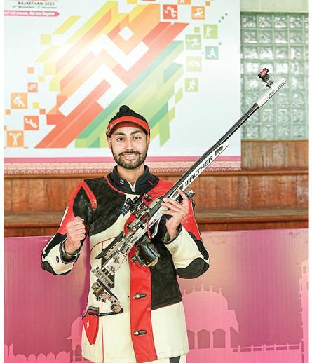 Sartaj Tiwana clinches 50m Rifle gold at KIUG 2025