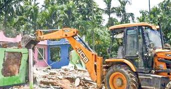 Eviction drive in Assam’s Nagaon, about 100 families displaced