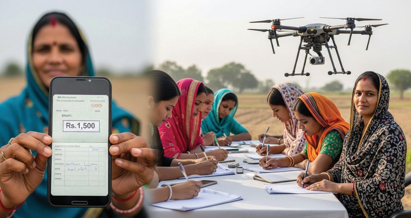 Rs 1,500, a Drone and a Vote: How Cash and Credit Schemes Are Rewriting Women’s Politics