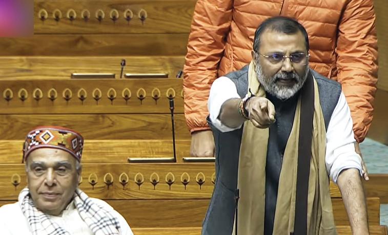 EVMs were introduced by ex-PM Rajiv Gandhi: BJP MP Nishikant Dubey