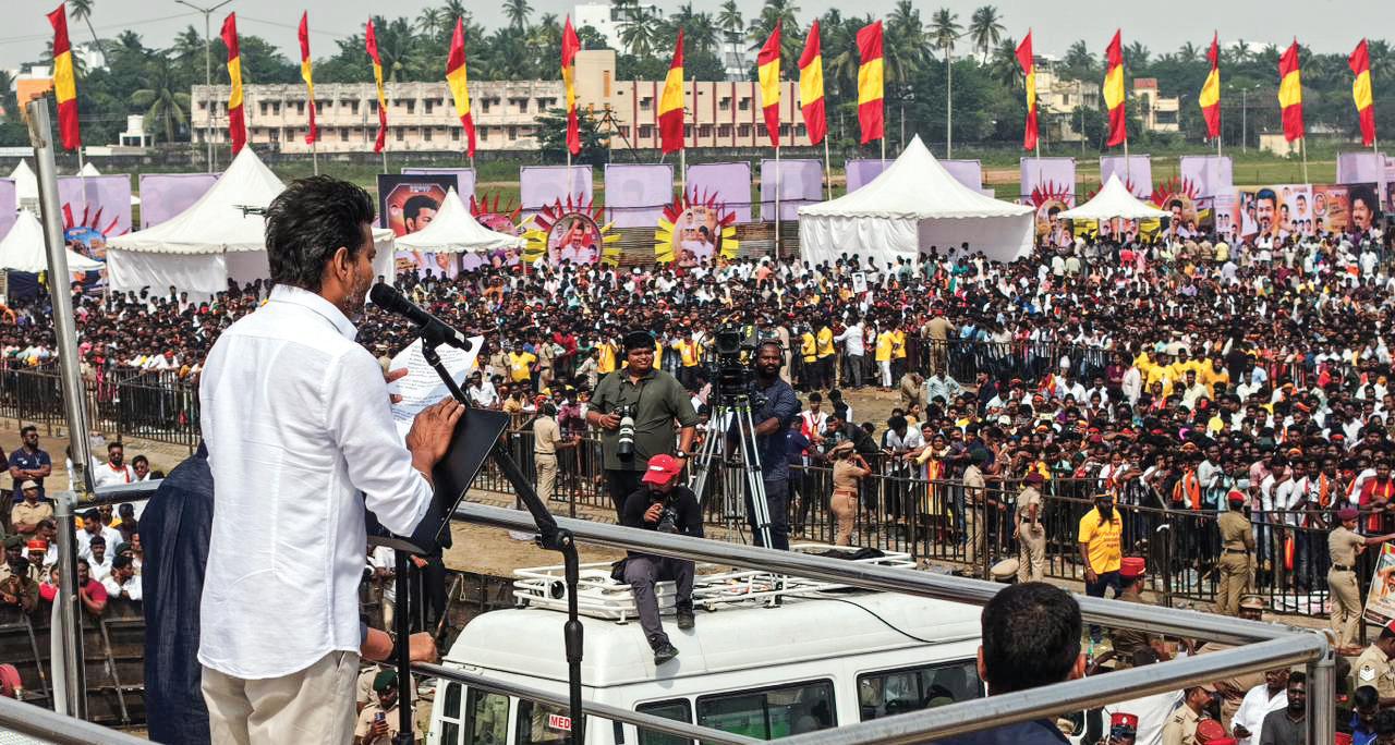 TVK chief Vijay targets DMK Govt in public rally, says party 'cheating people'
