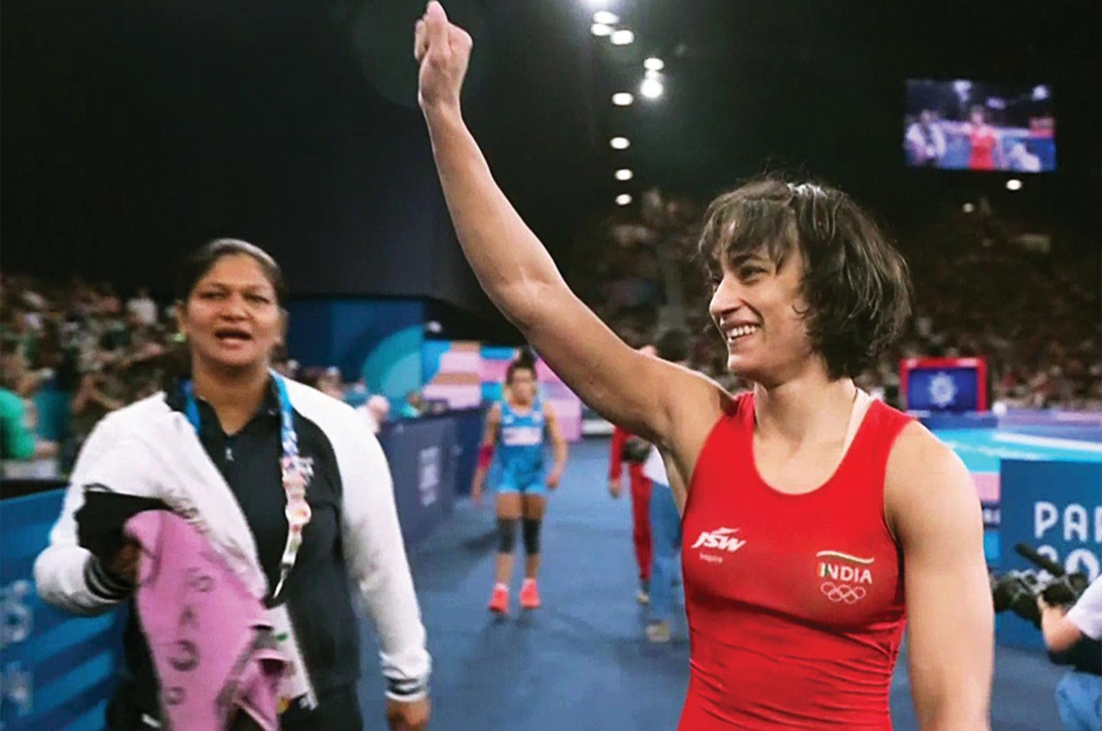 VINESH PHOGAT ENDS RETIREMENT, EYES LA28 OLYMPIC DREAM