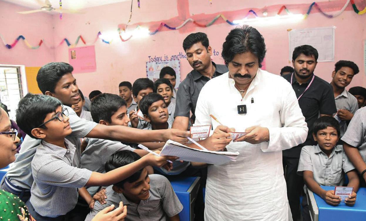 Pawan Kalyan gifts appliances, promises homes for blind women cricketers