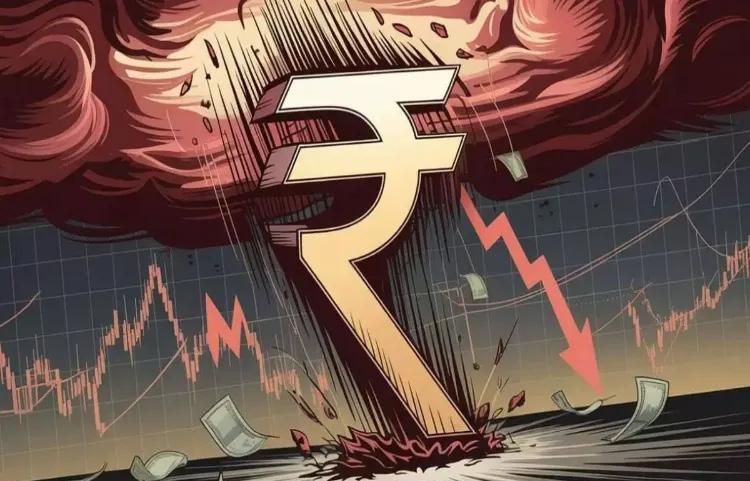 Rupee records another low, nearing 91 over FPI outflow, US trade deal uncertainty