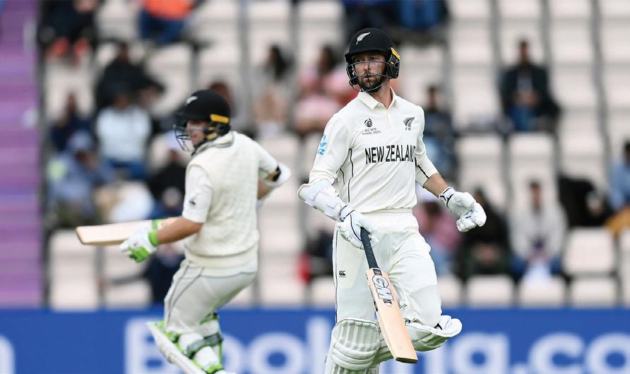 Latham, Conway script record opening stand for New Zealand