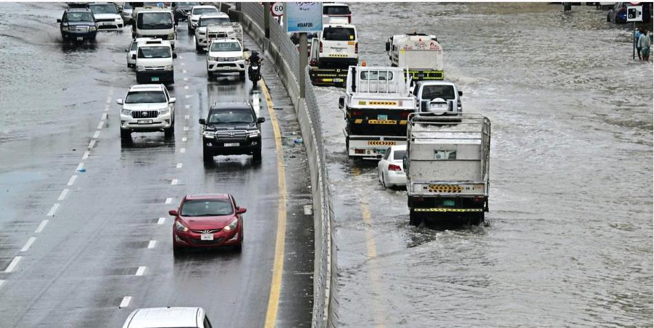 Flights cancelled, roads flooded as rare storm soaks UAE