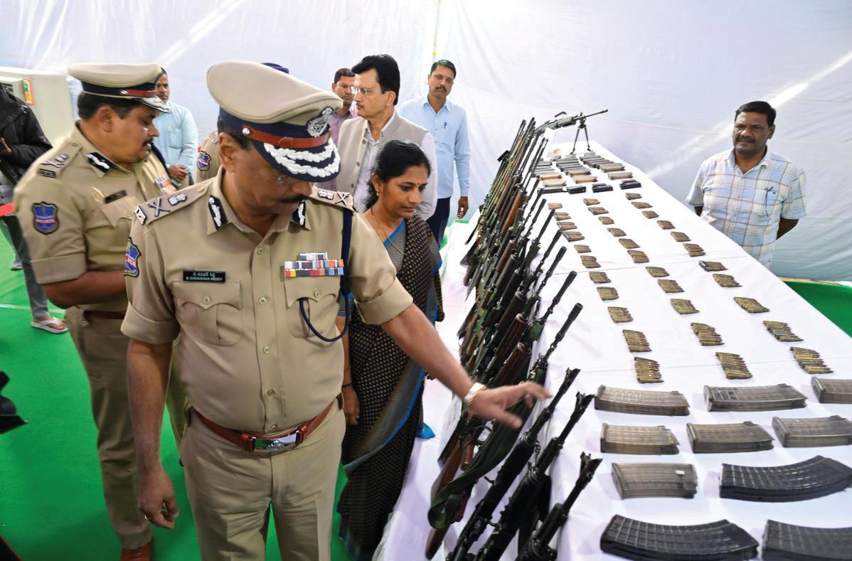 41 MAOISTS SURRENDER TO TELANGANA POLICE