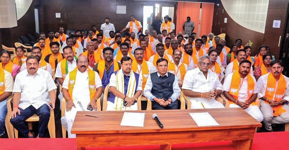 NABIN ADDRESSES SEVERAL ORGANISATIONAL MEETINGS IN PUDUCHERRY