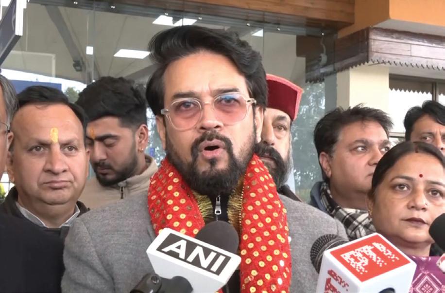 Anurag Thakur attacks Bhardwaj over 'Santa Claus skit'