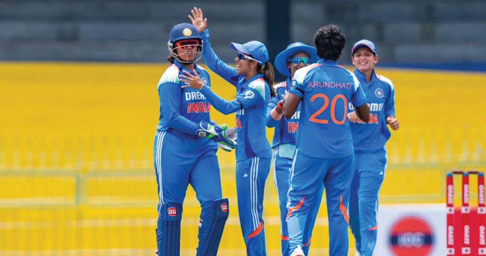 INDIA WOMEN CLINCH 30-RUN WIN DESPITE SPIRITED SRI LANKAN CHASE