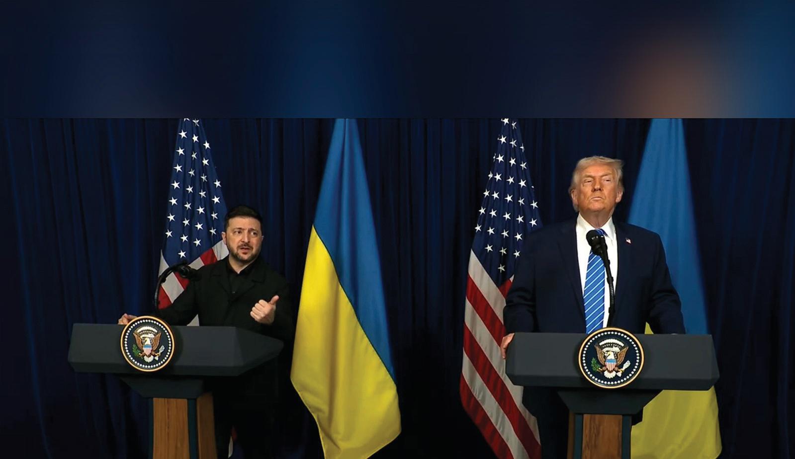 UKRAINE SEEKS BINDING SECURITY GUARANTEES, REFERENDUM UNDER TRUMP PEACE PLAN