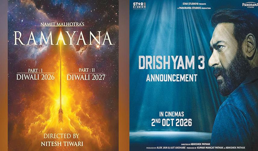 MOST-ANTICIPATED FILMS OF 2026: FROM 'RAMAYANA', 'KING', TO ‘DRISHYAM 3'