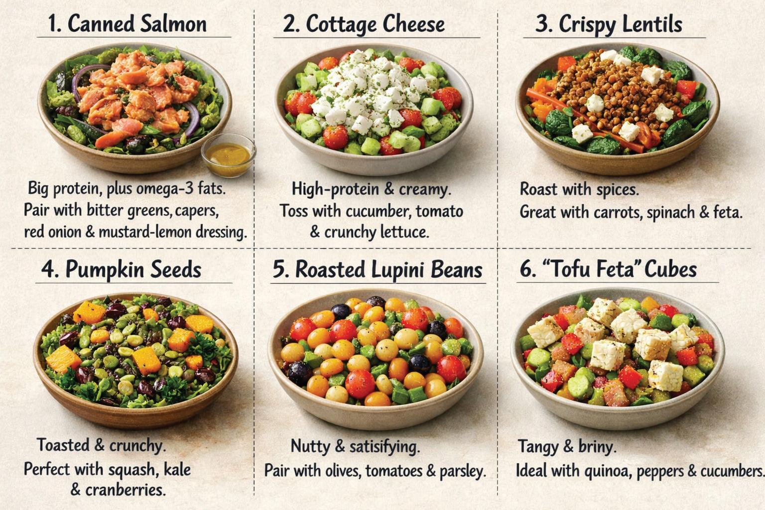 Six Salad Toppings That Beat an Egg