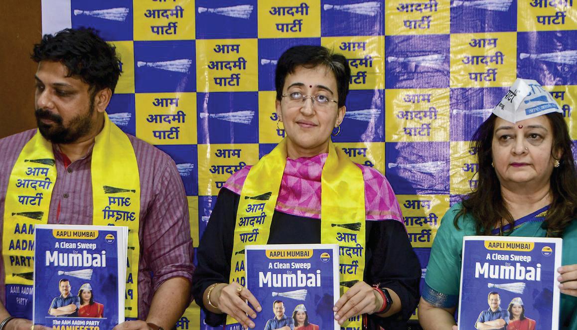 AAP releases manifesto for BMC polls promises free water power, education