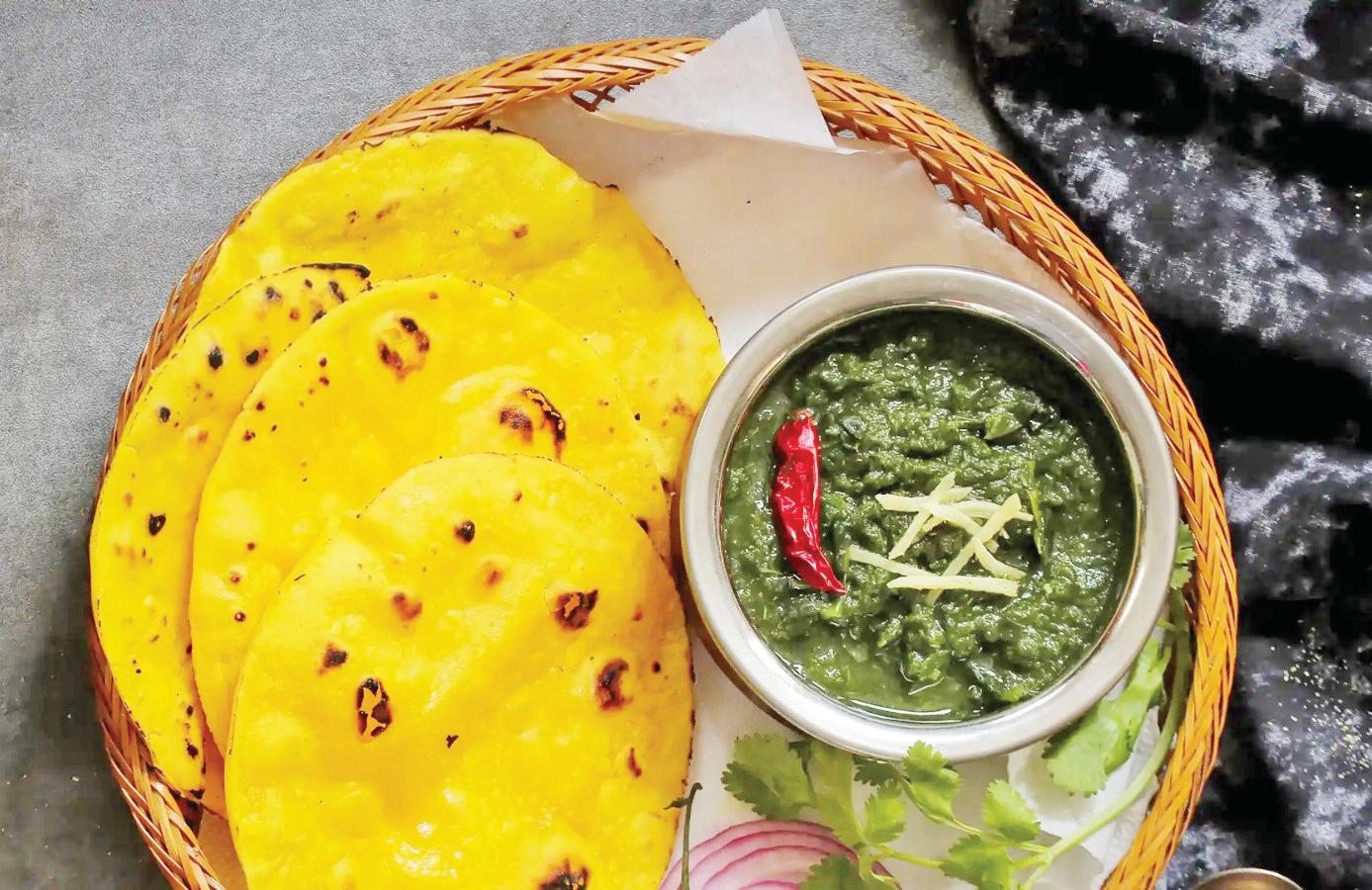 WINTER DELIGHT: RELISHING SARSON KA SAAG WITH MAKKI KI ROTI