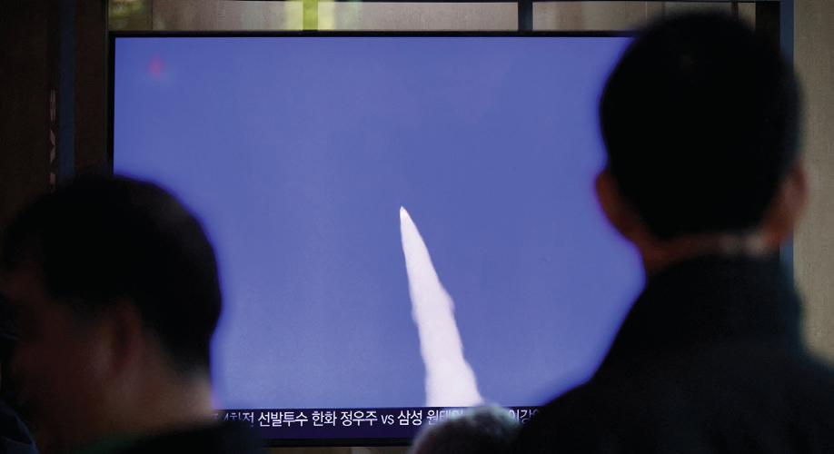 North Korea test-fires missiles amid global tensions
