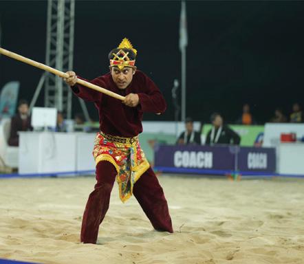 Kolkata’s Raja Das strikes gold at Beach Games