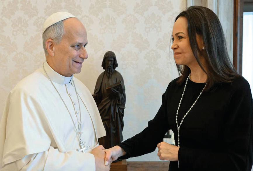 Opposition leader seeks Pope’s backing for Venezuela democracy