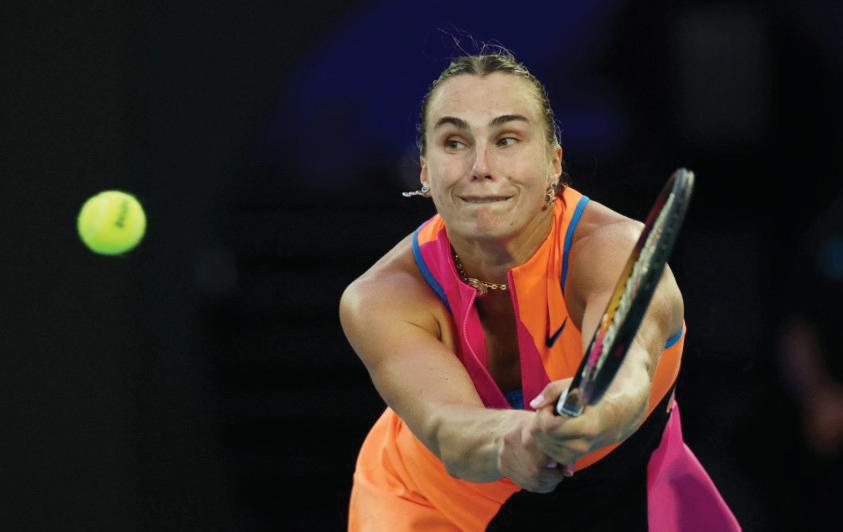 Two time champion Sabalenka moves into second round
