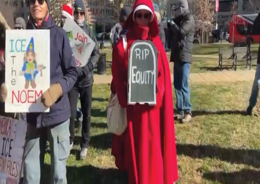 US STREETS WITNESS PROTESTS AS TRUMP MARKS ONE YEAR IN OFFICE