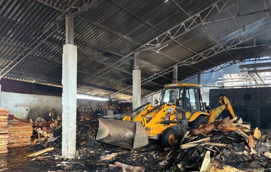 Fire guts plywood manufacturing unit in Kerala’s Kannur