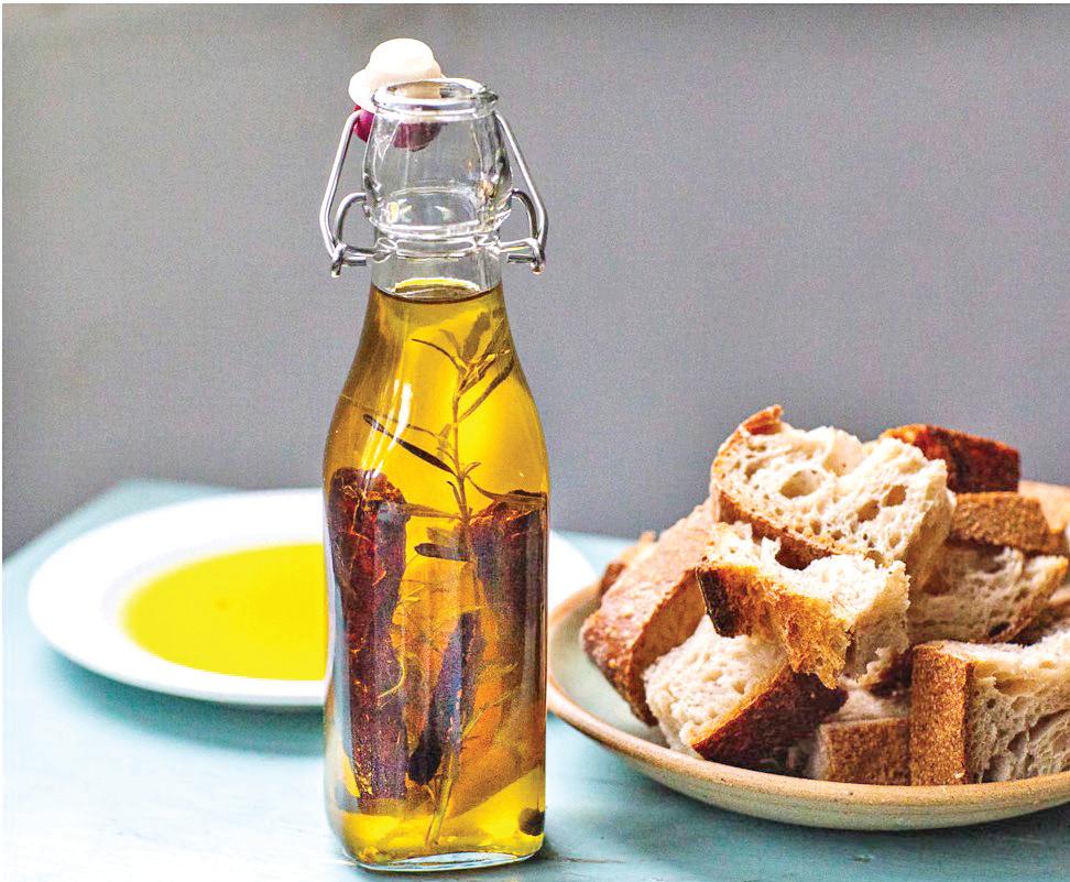 How to convert kitchen scraps into an infused oil
