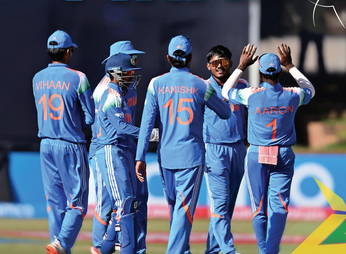 INDIA U19 CRUSH AFGHANISTAN, ENTER WORLD CUP FINAL
