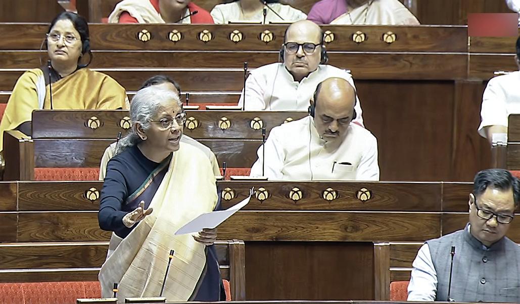 SITHARAMAN ATTACKS CONGRESS, SAYS PARTY SHEDS ‘CROCODILE TEARS’ OVER RISING DEBT