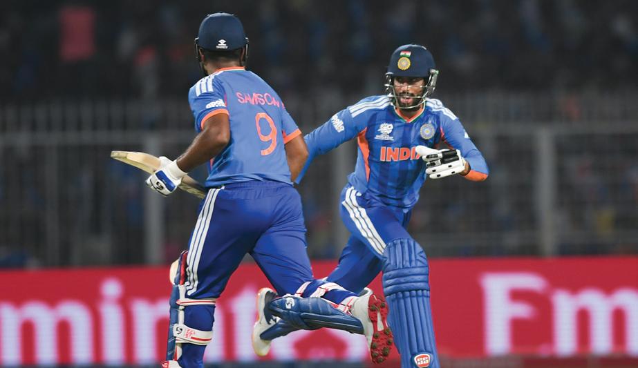 Samson's 97* sends India into T20 World Cup semi-finals