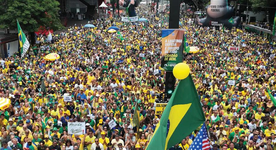 Supporters of Bolsonaro rally across Brazil against Lula