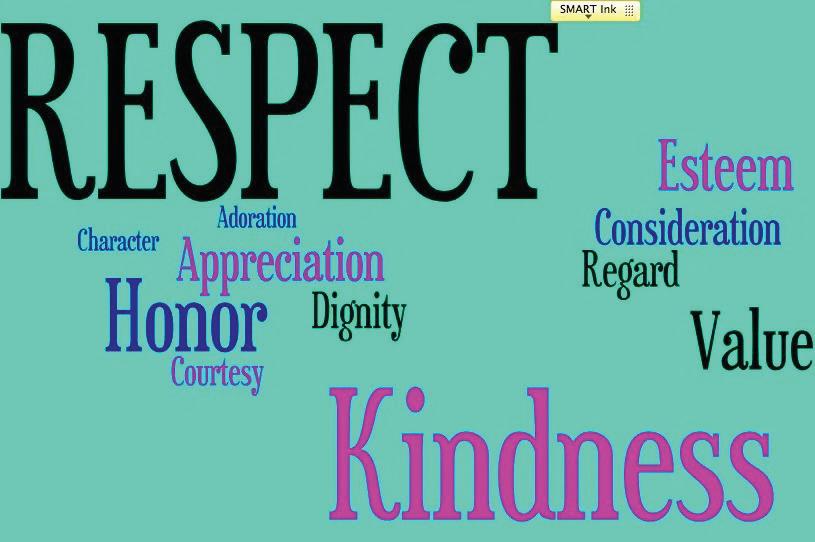 INNER PEACE ARISES THROUGH RESPECT AND KINDNESS