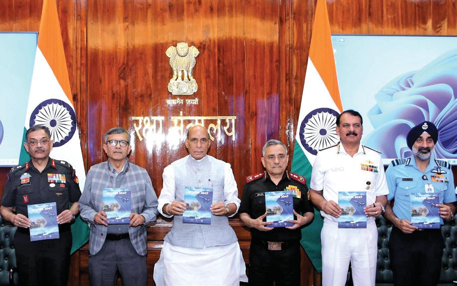 Blueprint for future force: Rajnath unveils Defence Vision 2047