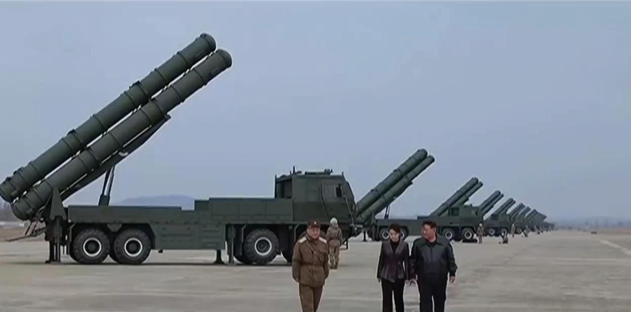 North Korean leader Kim observes test of rocket launch systems