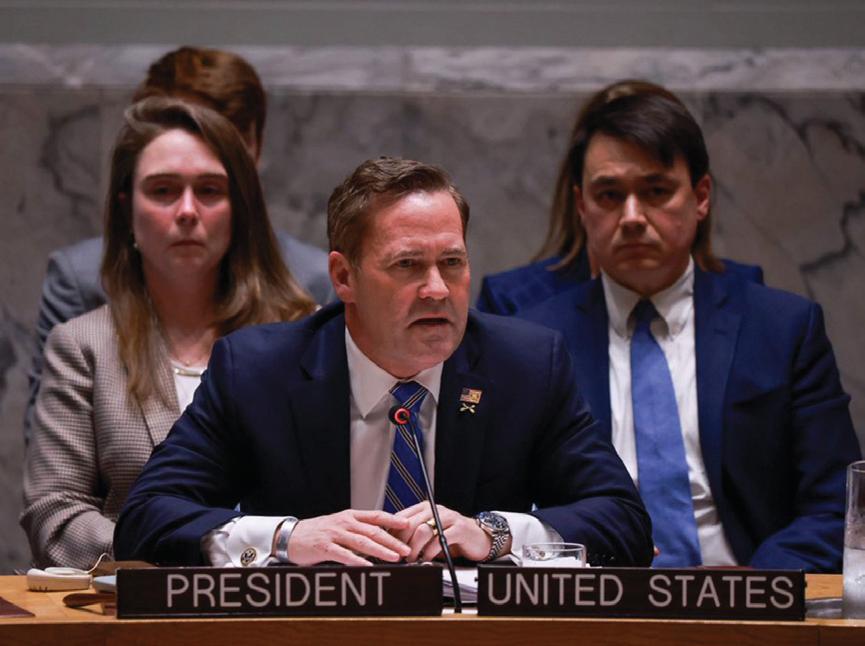 US won’t let Iran ‘hold world hostage’ over Hormuz: UN envoy Waltz
